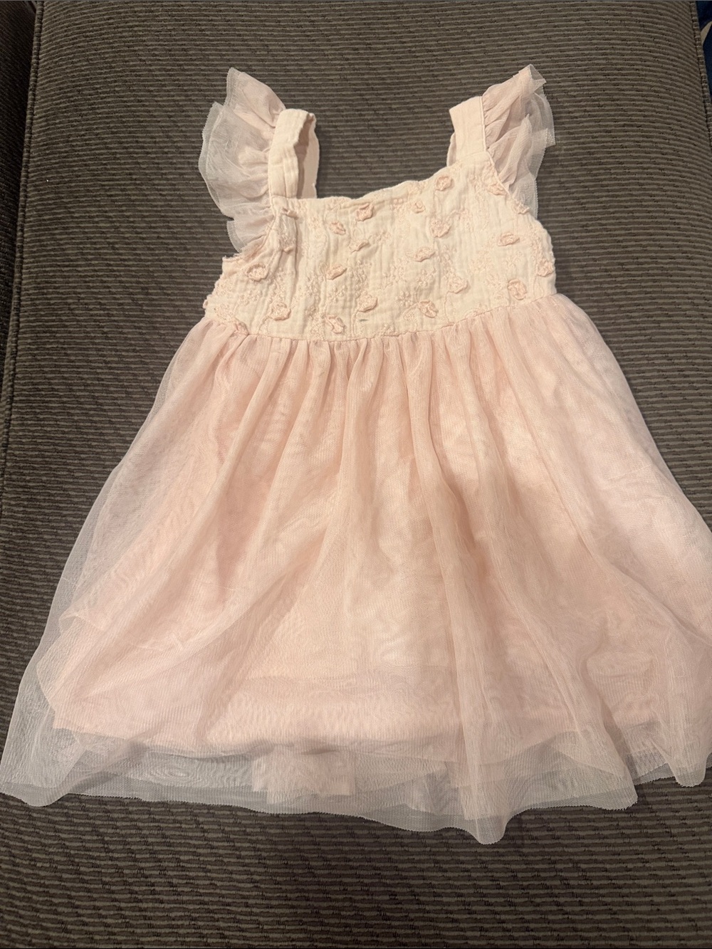 Cat & Jack Pale Pink Tulle Sundress